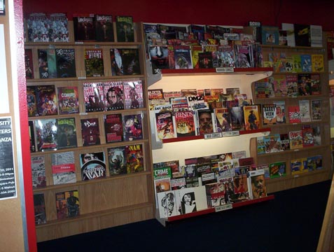 Horror, war, western and crime collections and single issues.