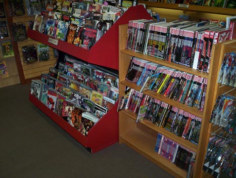 Marvel Comics back issues and collections.