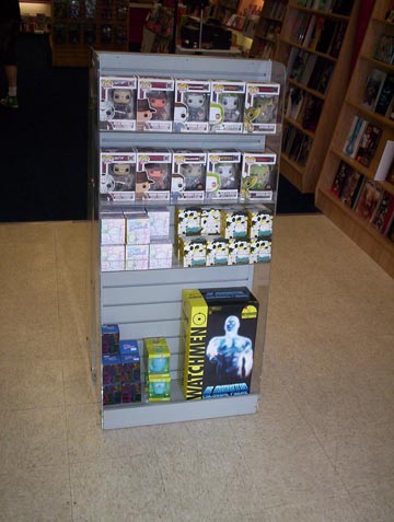 Featured toys and statues.