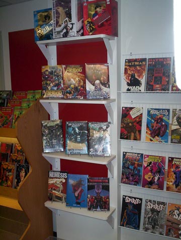 Collections wall feature.