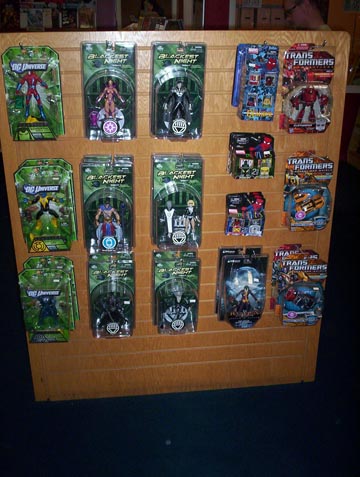 Action figure endcap.